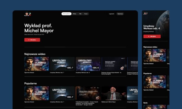 KopernikTV.pl - The design and implementation of an educational VOD platform with streaming content functionality