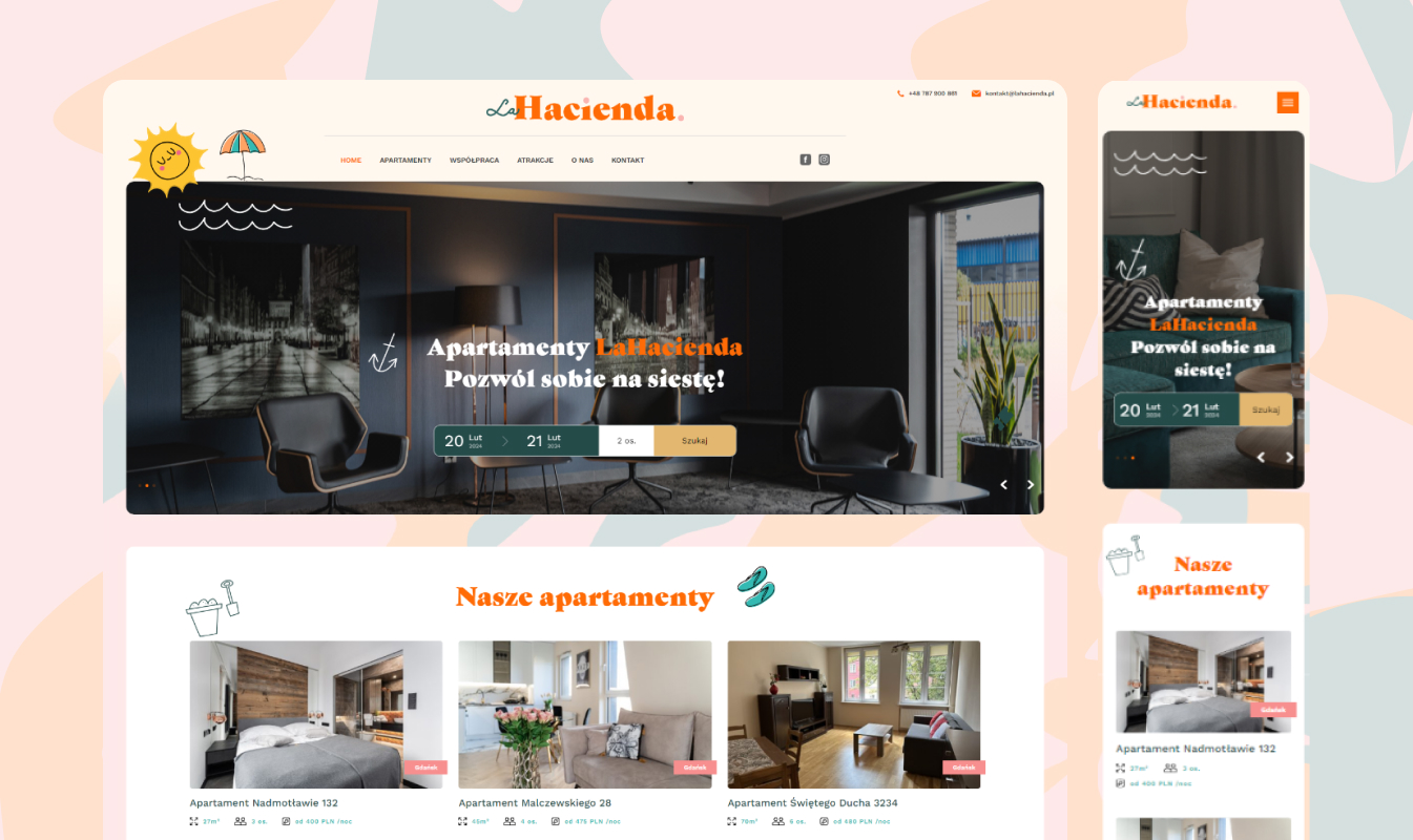 LaHacienda.pl - wyróżniająca się platforma wynajmu trójmiejskich apartamentów