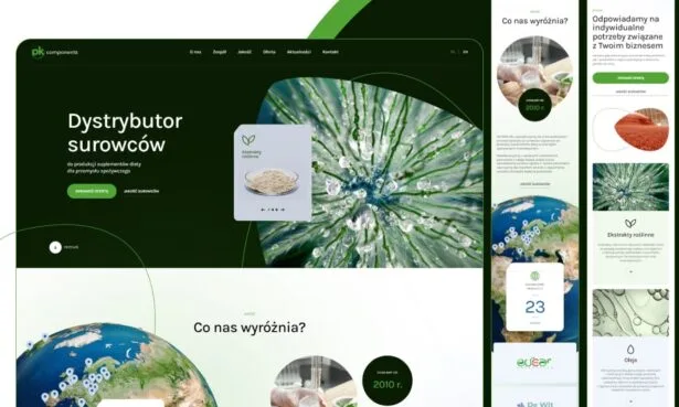 pkcomponents.pl - narzędzie sprzedaży i marketingu dla czołowego dystrybutora surowców