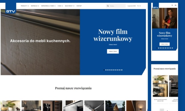 GTV.com.pl - strona jako fundament digitalowej transformacji marki