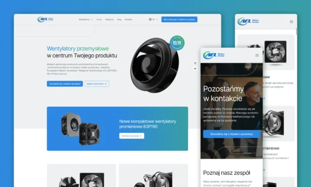 aflmotors.com - partnerskie oblicze globalnego producenta wentylatorów przemysłowych