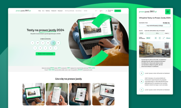 prawo-jazdy-360.pl - pełen proces badawczy i udoskonalenie doświadczeń użytkowników platformy lidera testów na prawo jazdy