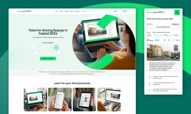 prawo-jazdy-360.pl - A Comprehensive Research Process and User Experience Enhancement for the Leading Driving Test Platform