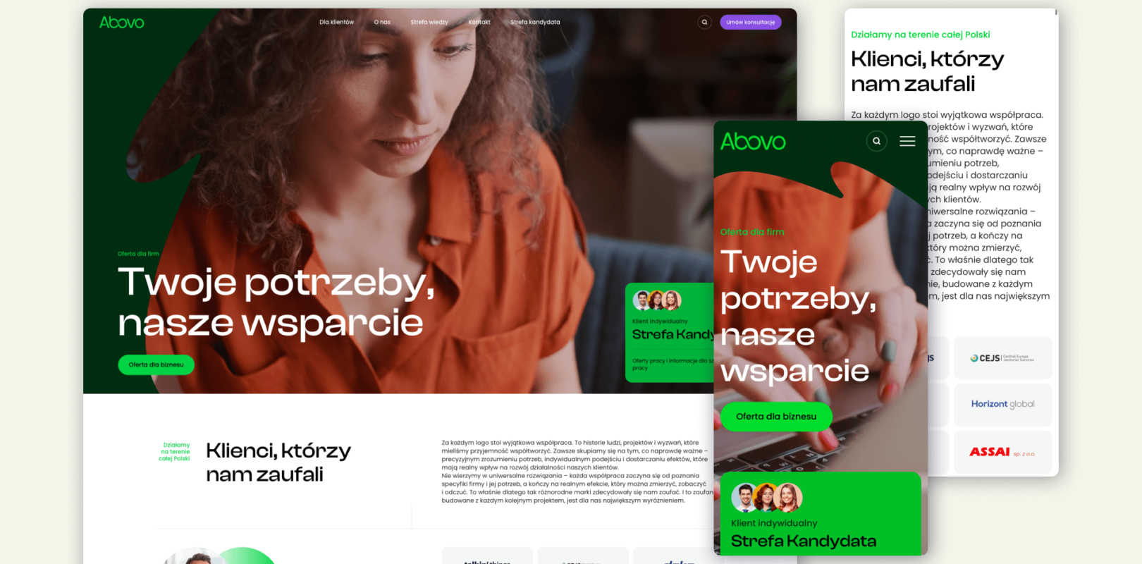 ab-ovo.pl - a website of logical paths for job seekers and employees