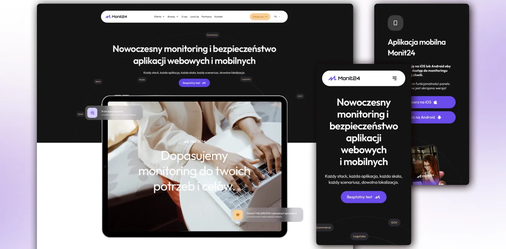 Monit24.pl - unique know-how with new brand and website