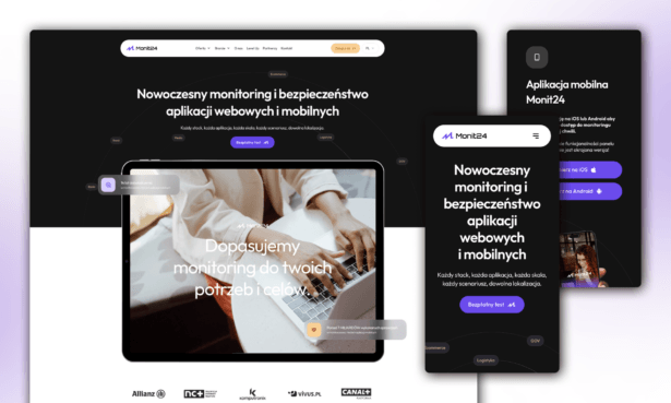 Monit24.pl - unique know-how with new brand and website