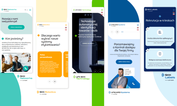 UNI+SKK Group - ekosystem stron firmowych grupy kapitałowej