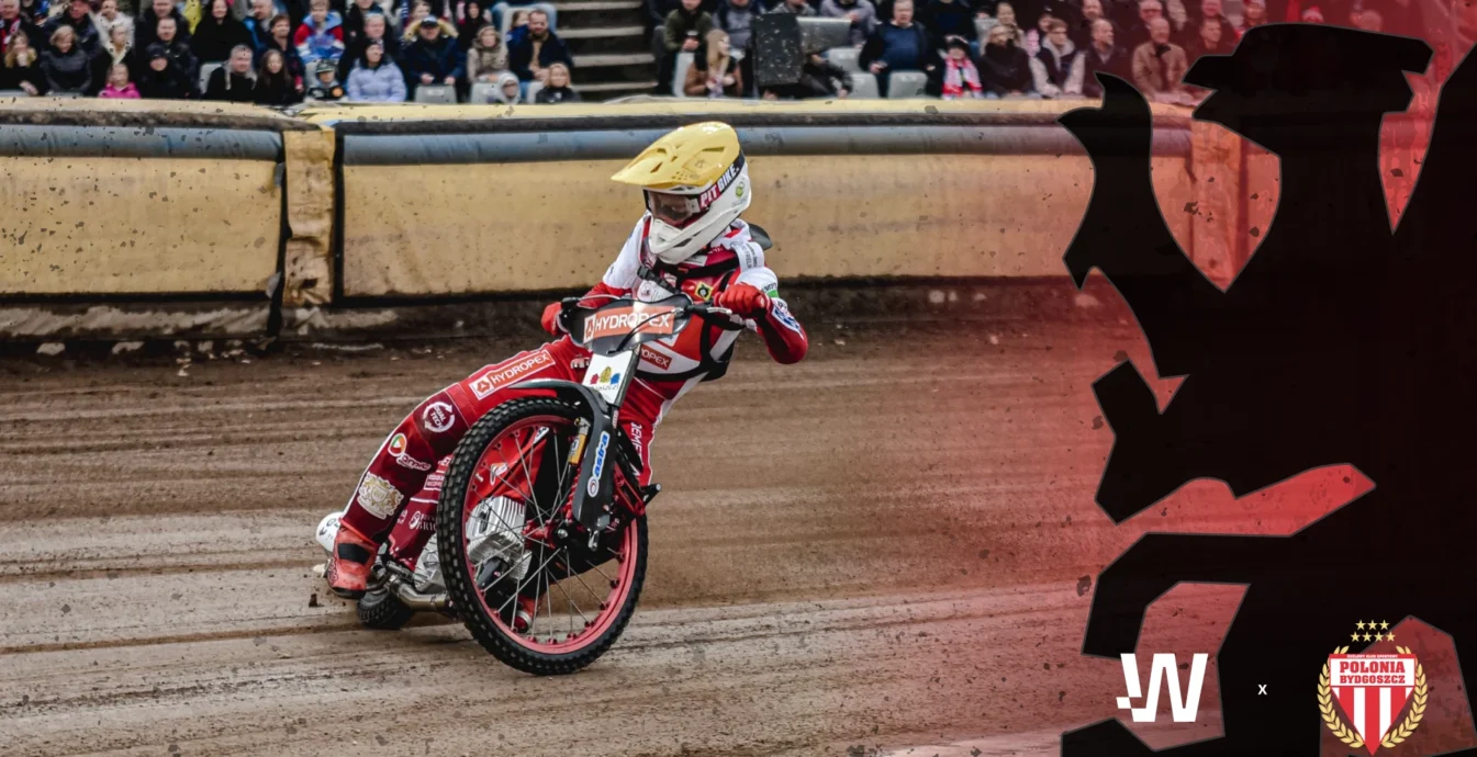 Zawodnik Polonii Bydgoszcz - klubu sponsorowanego przez Wise People
