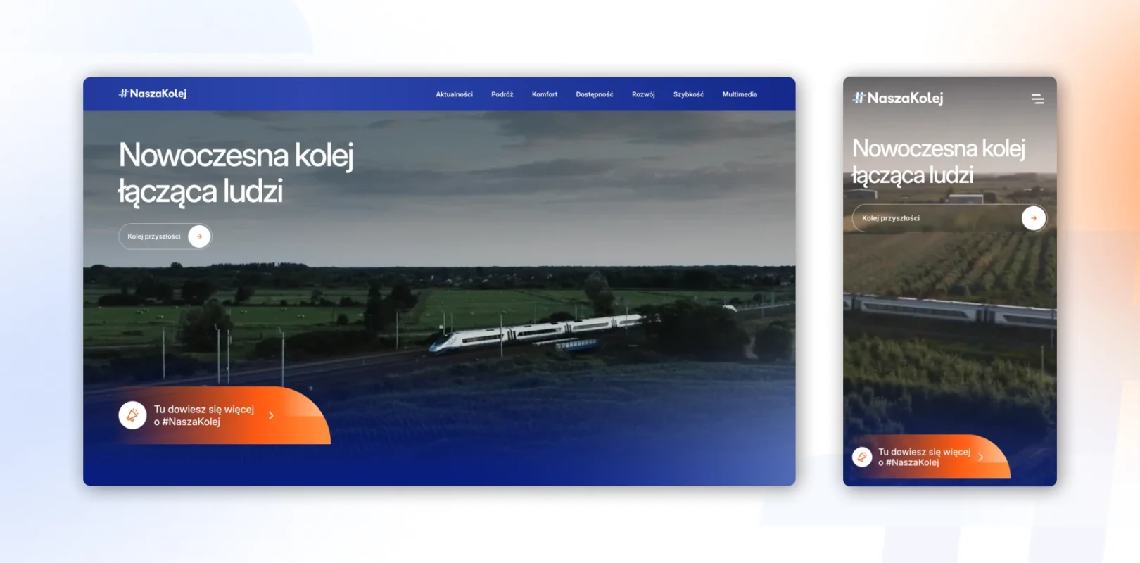 NaszaKolej.gov.pl - multimedialny portal dokumentujący transformację polskiej kolei